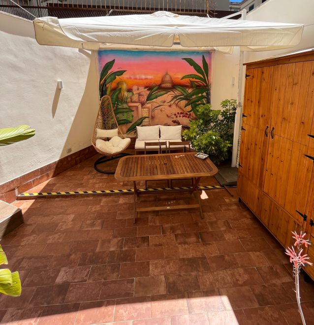 Terrazza privata attrezzata, 36 mq